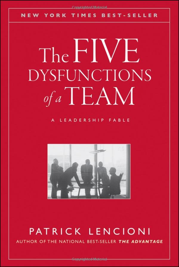 The five dysfunnctions of a team book cover